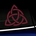 thumbnail image 1 of Trinity Knot - Vinyl Car Decal - Choose Color - [BURGUNDY], 1 of 1