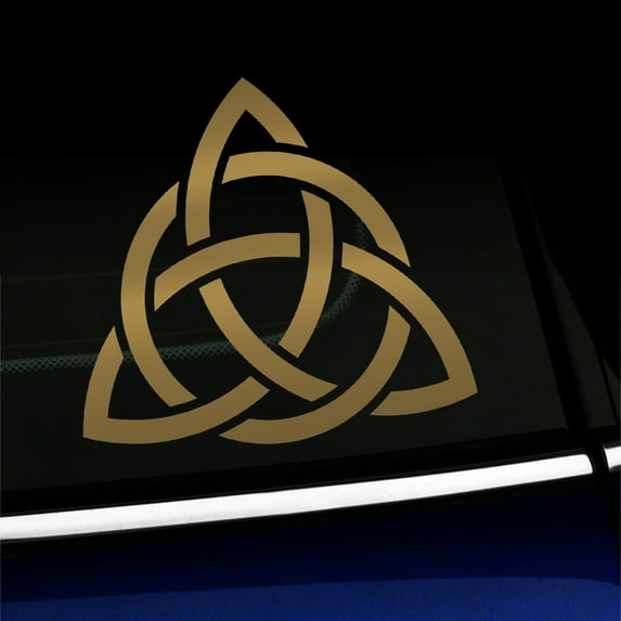 Trinity Knot - Vinyl Car Decal - Choose Color - [GOLD]