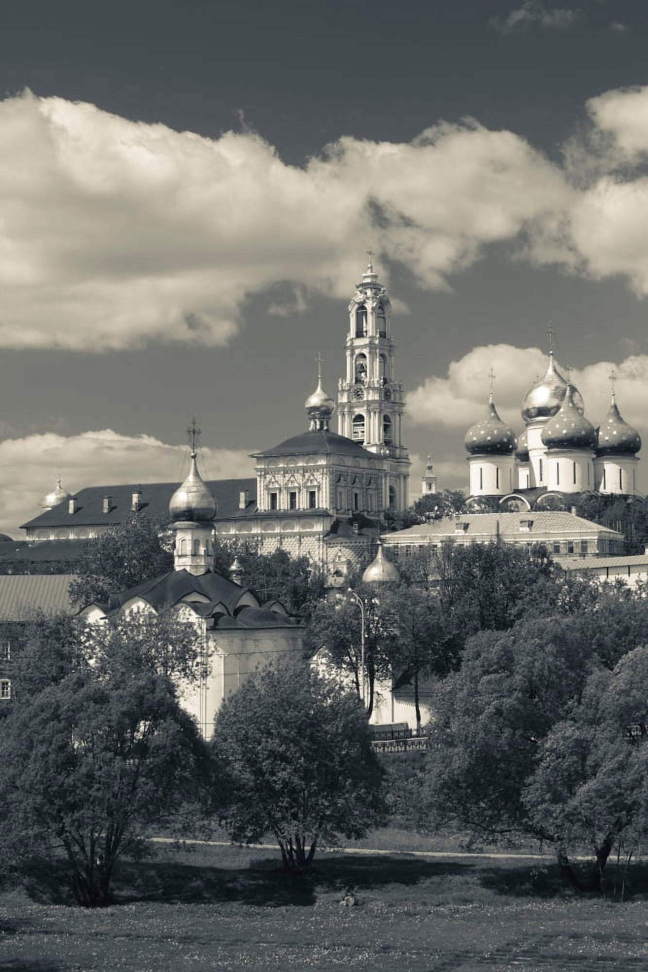 Trinity Monastery of St Sergius Sergiev Posad Moscow Oblast Russia Canvas Art - Panoramic Images (27 x 9)