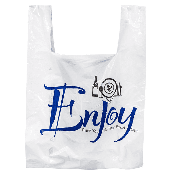 Trinity Packaging Mega Take-Out Tote White, 13" Length x 10" Width x 22" Depth | 1000/Case