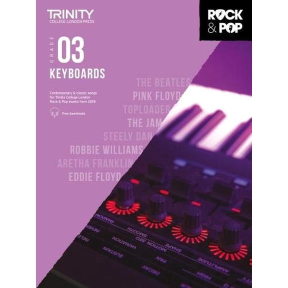 Trinity Rock Pop 2018 Keyboards: Grade 3