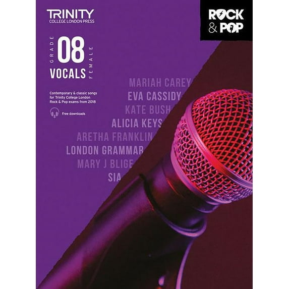 Trinity Rock & Pop 2018 Vocals (Book/Online Audio), (Paperback)