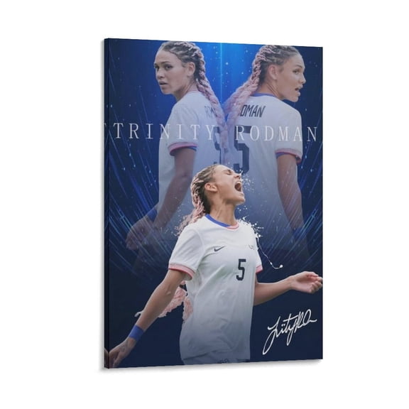 Trinity Rodman Poster Canvas Poster Canvas Poster Wall Art Picture Prints Hanging Photo Gift Decor Home Posters Artworks 20x30inch(50x75cm)