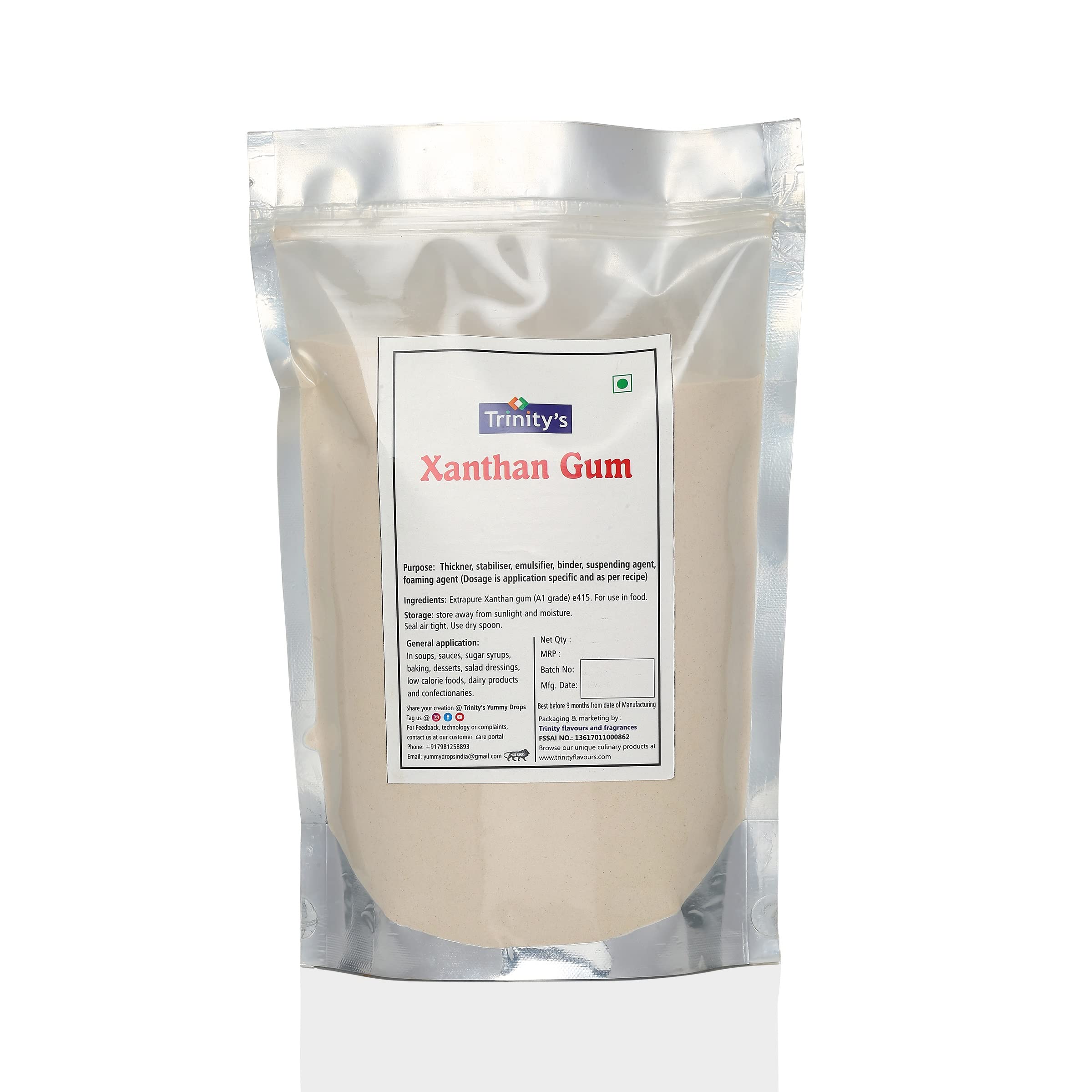 Trinity'S Xanthan Gum GlutenFree Stabilizer, Emulsifier & Vegan