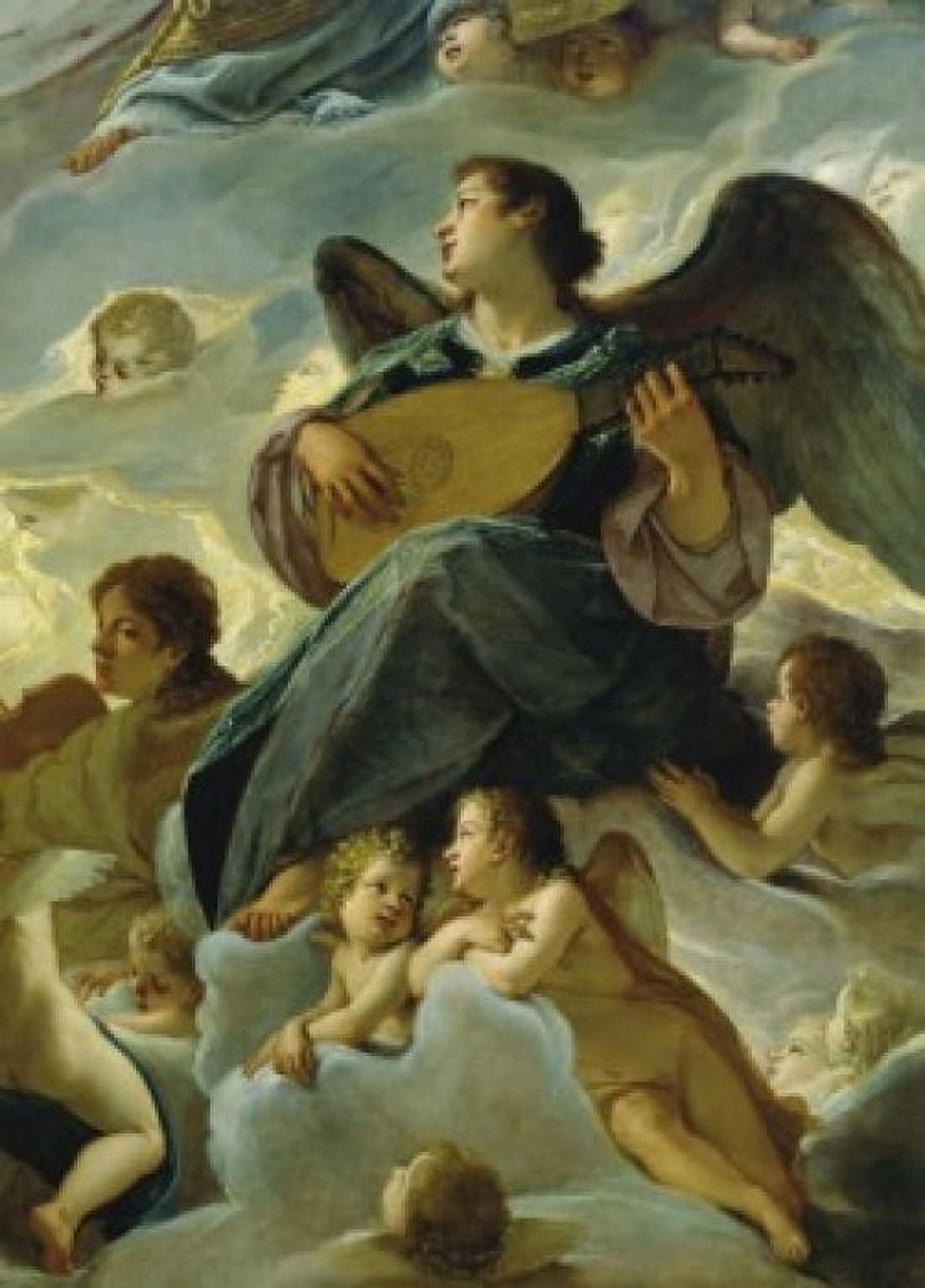 Trinity with Saints Ursula and Margaret (Detail) Vianino (Antonio Maria Viani) 155560-1629 Italian) Palazzo Ducale Mantua Canvas Art - Antonio Maria Viani (18 x 24)