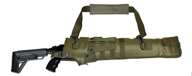 Trinity Shotgun Scabbard Padded Case Green 25 inches adjustable for Henry Axe in .410 Lever Action.