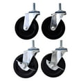 thumbnail image 1 of Trinity TBF-CASTERSET41 Table Caster Adapters, 6.2 x 4 x 1 in., 1 of 4