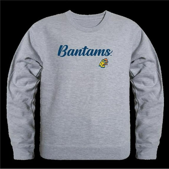 Trinity University Bantams Script Crewneck Sweatshirt, Heather Grey - Large