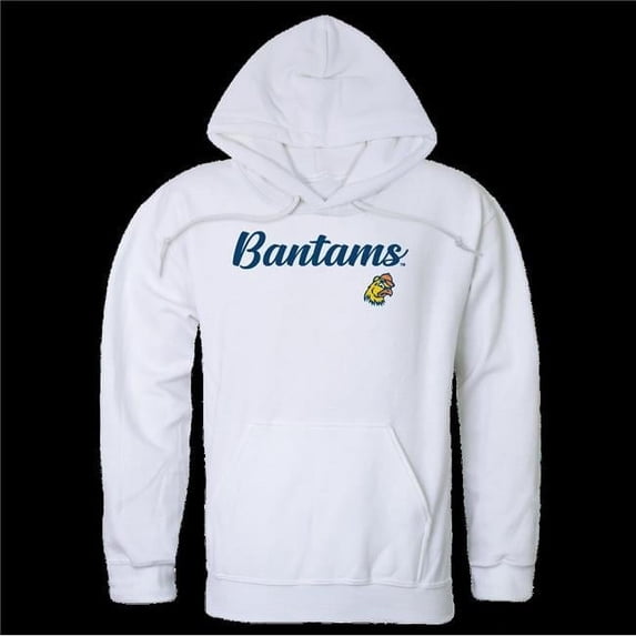 Trinity University Bantams Script Hoodie, White - Extra Large