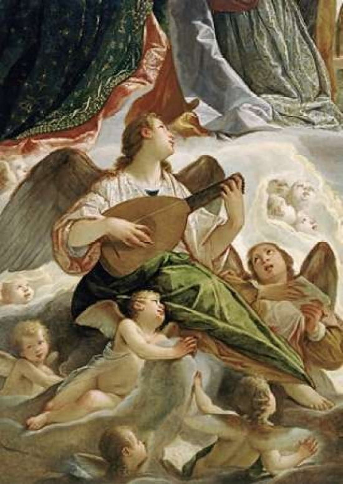 Trinity With Saints Ursula and Margaret-Detail Canvas Art - Antonio Maria Vianino (20 x 28)