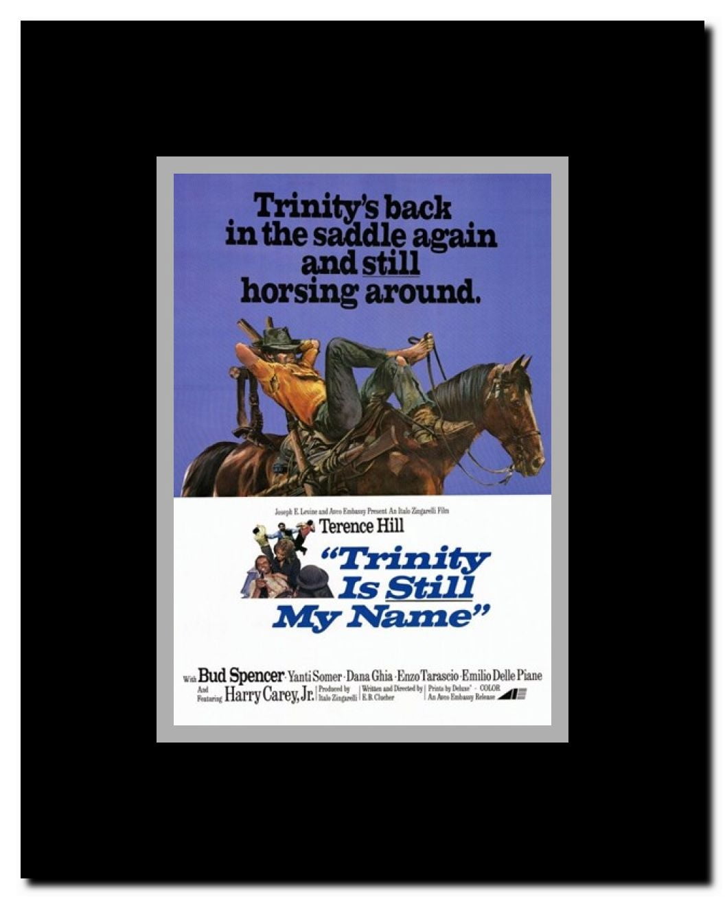 Trinity is Still My Name Framed Movie Poster