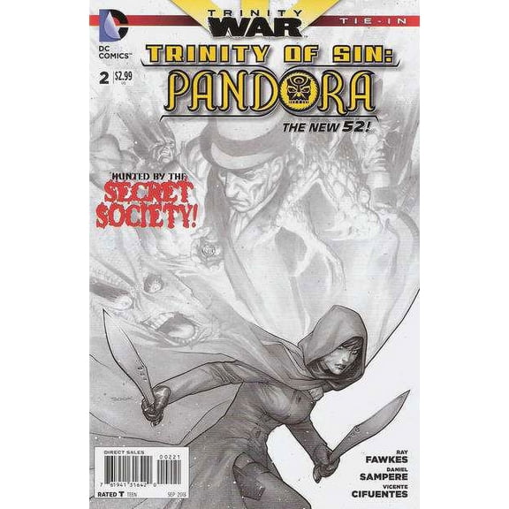 Trinity of Sin: Pandora #2A VF ; DC Comic Book
