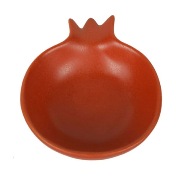 Trinket Dish Pomegranate Ceramic Jewelry Tray Display Tray Entrance Key Storage Tray Dressing Table Decoration Ornament