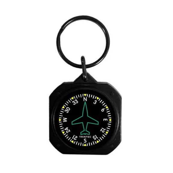 Trintec 1.5" Classic Directional Gyro Keychain - KC62
