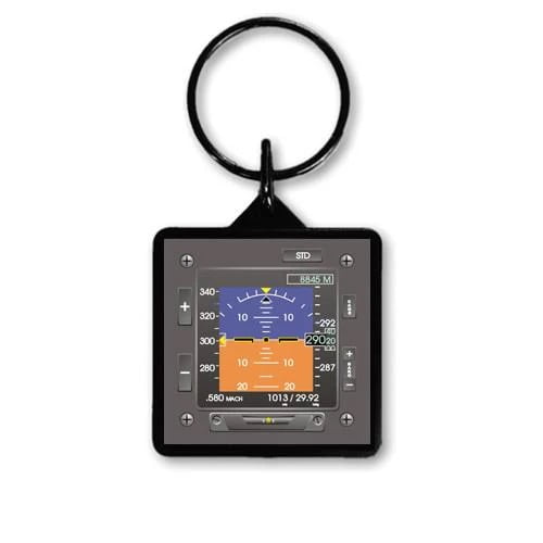 Trintec 1.5" Square EFIS Keychain - KC-HOR