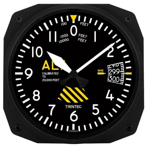 Square Clock Annotation Trintec 30 th Anniversary 10