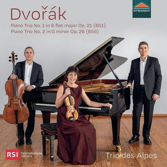 Trio Des Alpes - Dvorak: Piano Trio No. 1 in B flat major, Op. 21 (B51); Piano Trio No. 2 in G minor, Op. 26 (B56) - Music & Performance - CD