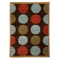 thumbnail image 1 of Trio Devi Brown Area Rug 8x10 Contemporary Transitional Design, 1 of 5