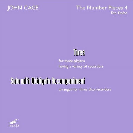 Trio Dolce - Three Solo for Three Voices - Music & Performance - CD