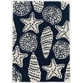 thumbnail image 1 of Trio Flotsom Navy Ivory Area Rug 8X10 Transitional Contemporary Design, 1 of 5