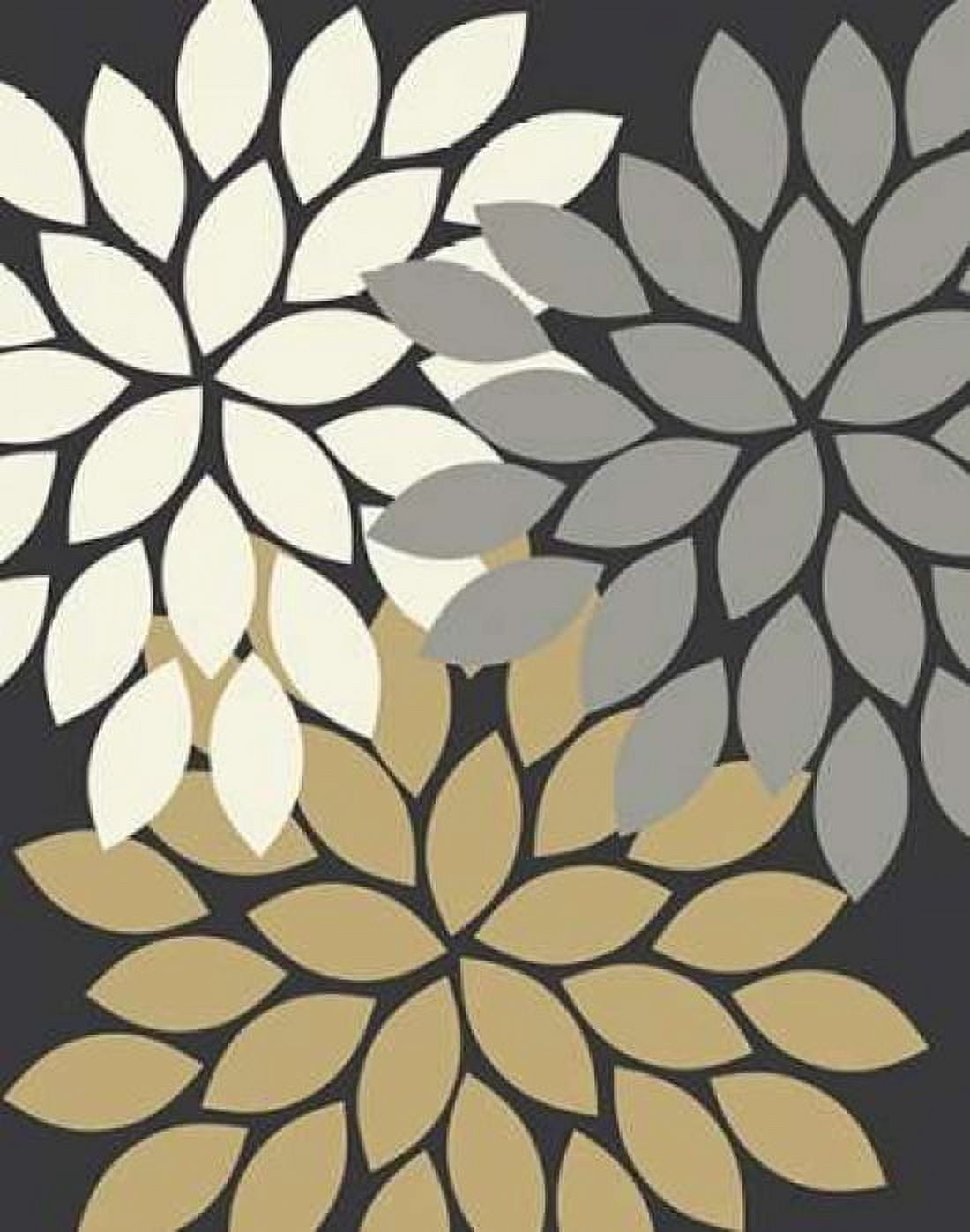 Trio Flower Burst II Canvas Art - Tamara Robinson (22 x 28)