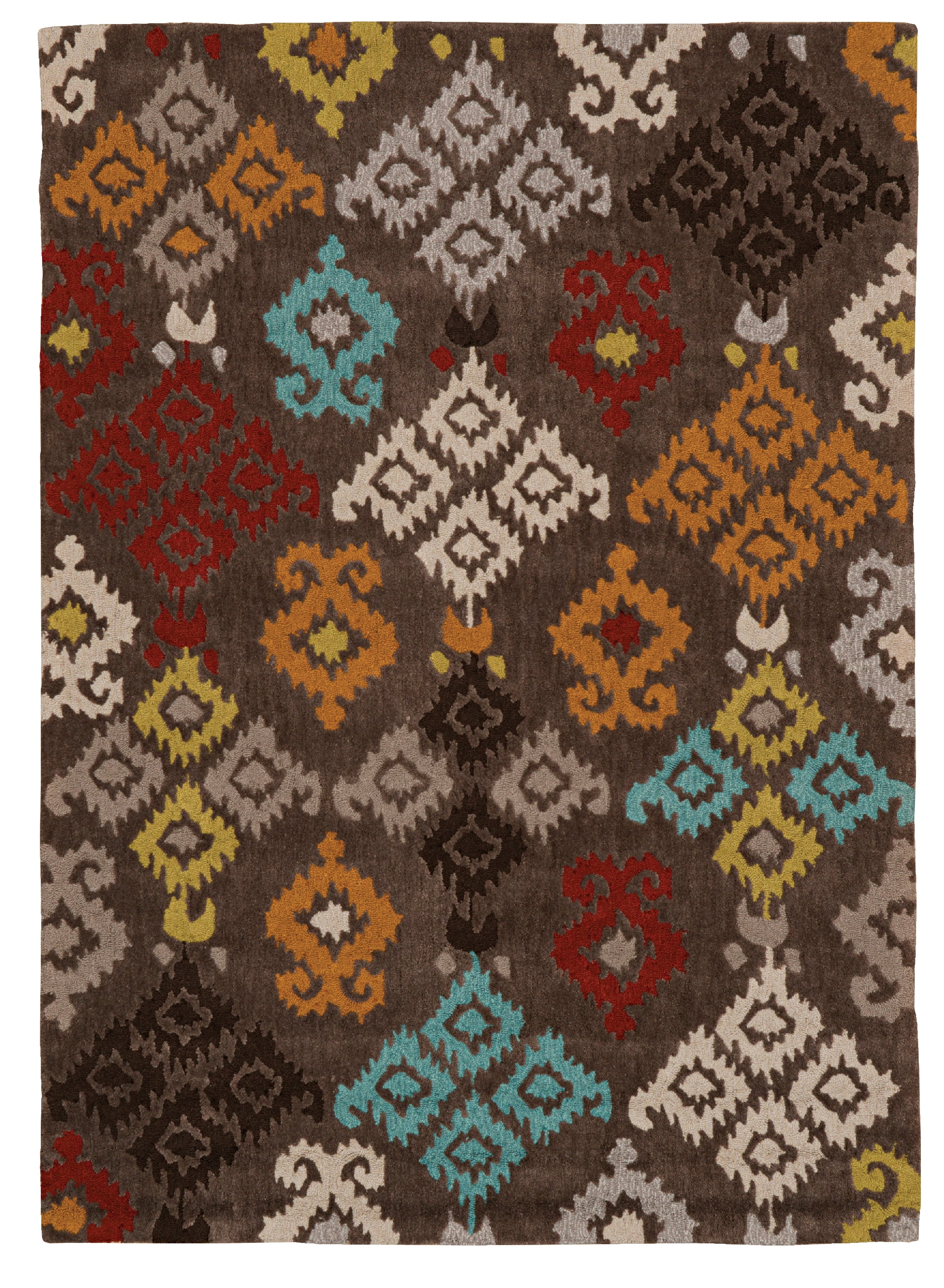 Trio Hialeea Grey Rug 5x7 Soft Contemporary Transitional Design