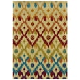 thumbnail image 1 of Trio Ikat Sand Area Rug 8x10 Transitional Contemporary Design, 1 of 5