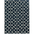 thumbnail image 1 of Trio Intent Navy Area Rug 5x7 Contemporary Transitional Design, 1 of 5