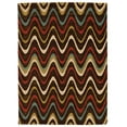 thumbnail image 1 of Trio Mouzi Brown Area Rug 5x7 Transitional Contemporary Design Indoor Use, 1 of 6