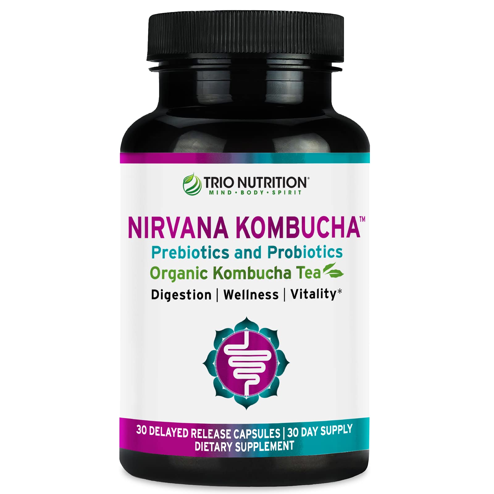 Probiotic MultiEnzyme Digestive Formula with Probiotic Acidophilus Tablets Dietary Supplement
