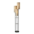 thumbnail image 1 of Trio Shelf Floor Lamp in Matte Black Finish, 1 of 5