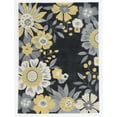 thumbnail image 1 of Trio Wildflower Grey Area Rug 8x10 Transitional Contemporary Design, 1 of 6