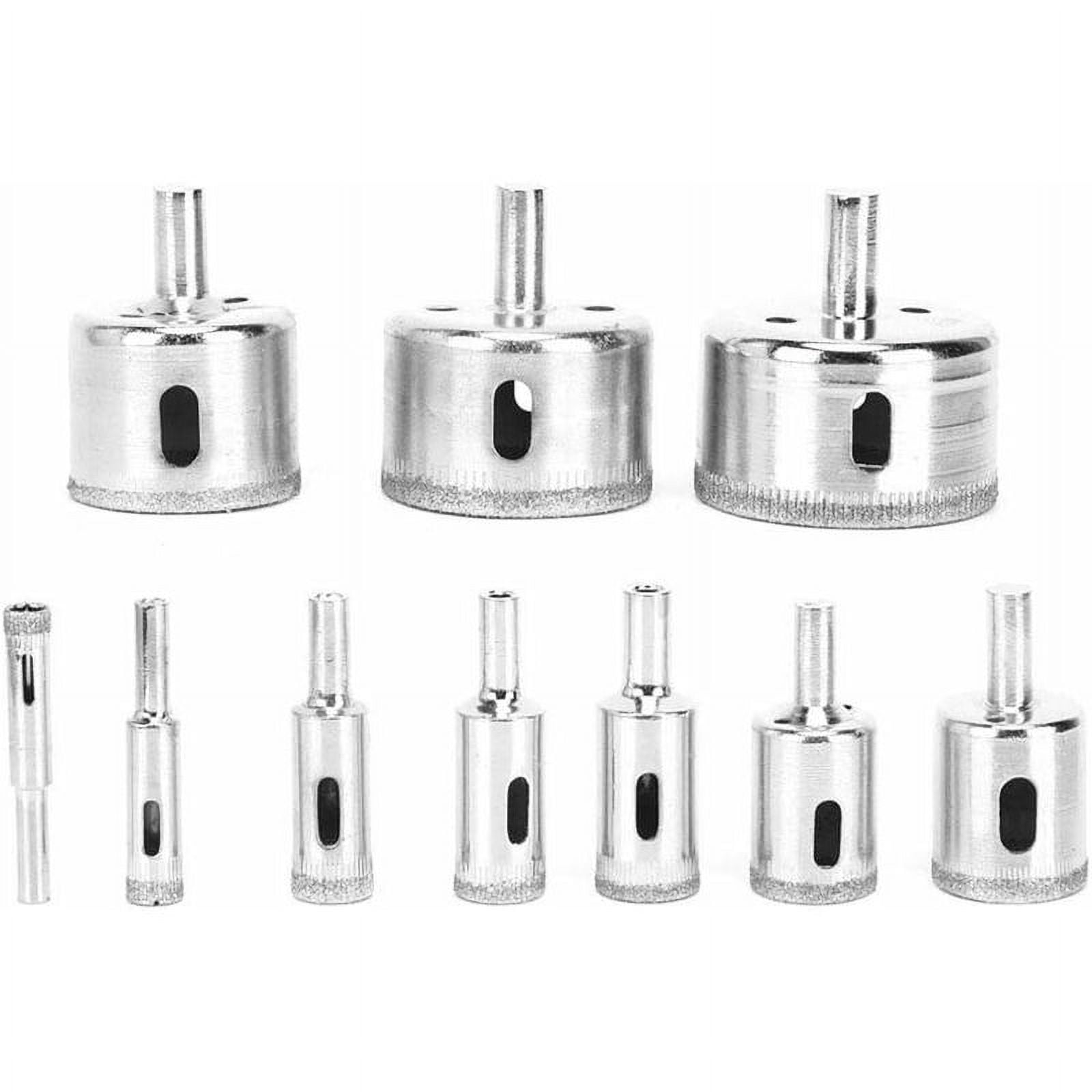 Triomphe 10pcs 8mm50mm Hole Saw Diamond Hole Saw Drill Bit Washable