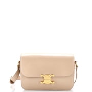 Triomphe Shoulder Bag Smooth Calfskin Medium By Rebag