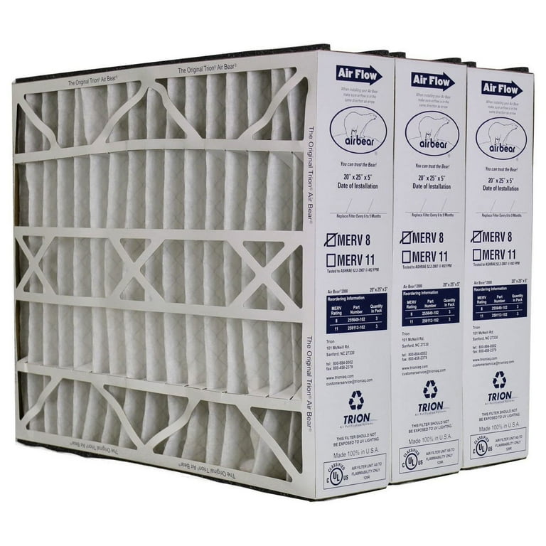 【一部予約！】 Trion Filter Purifier Air HVAC Bear Air 8 MERV 255649-102 ヘアドライヤー