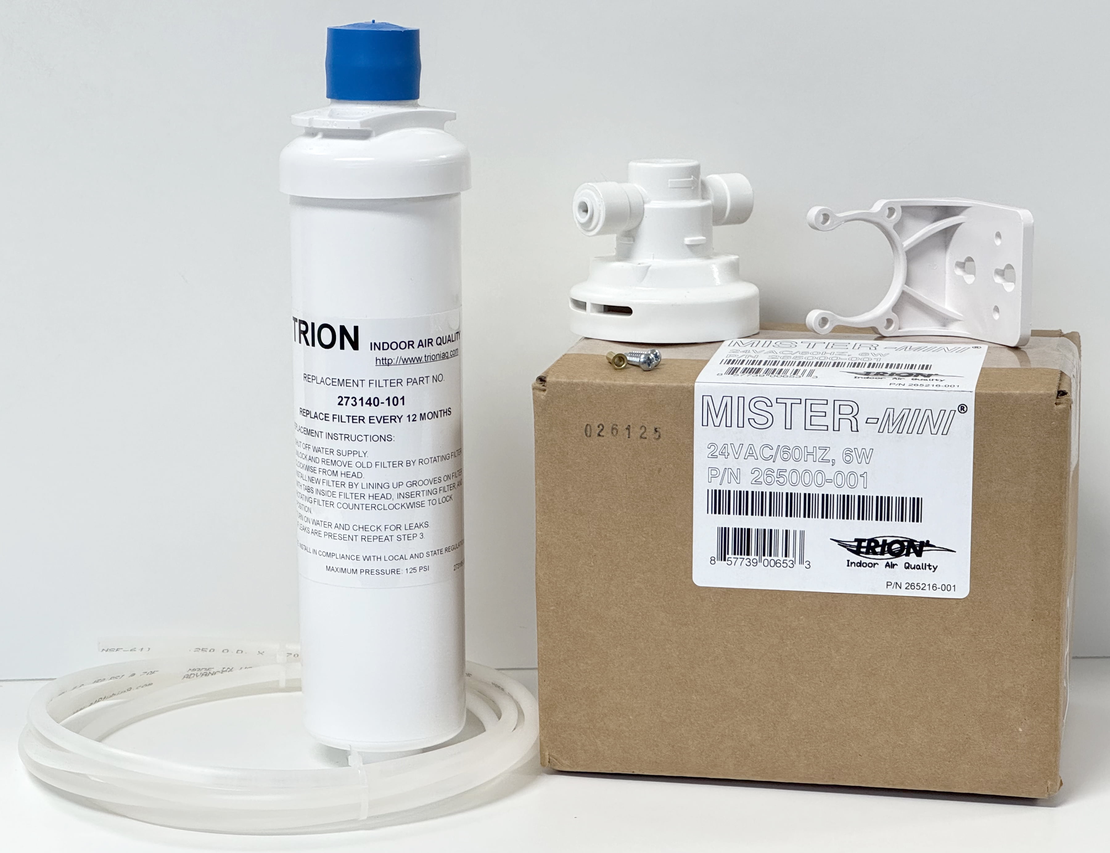 Trion Mister Mini Whole House Atomizing Humidifier with Water Filter Kit