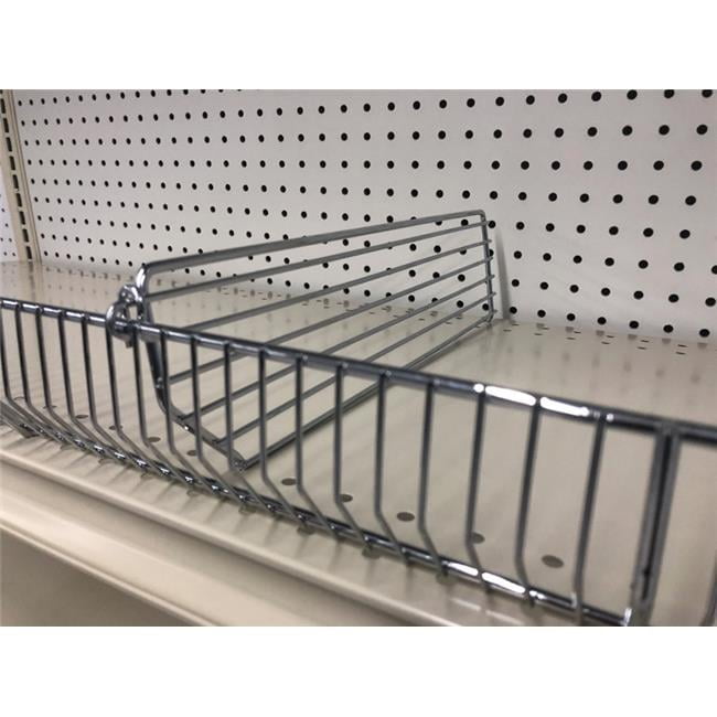 19" Chrome Wire Shelf Divider for Storage