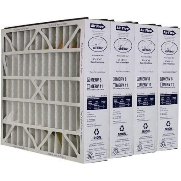 Trion Air Bear MERV 8 Furnace Filters (4 Pack)