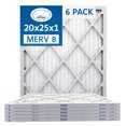 thumbnail image 1 of Trion Air Bear T08-20251-6P - 20" x 25" x 1" Pleated Air Filter (6-Pack), MERV 8, 1 of 3