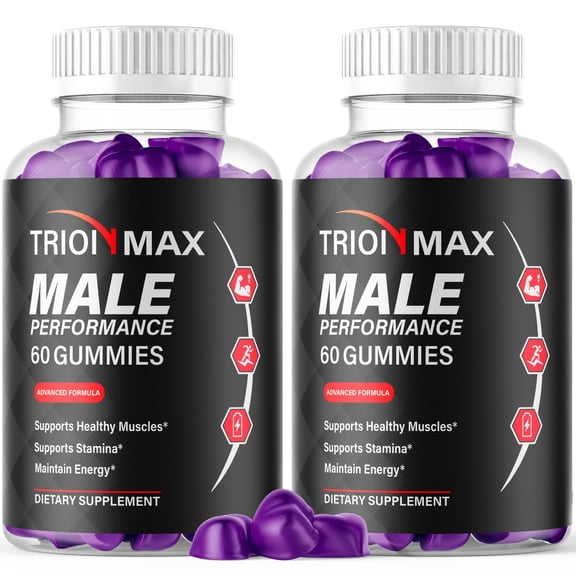 Trion Max Gummies Advanced Formula All Natural Vitamin Supplement TrionMax 120 Gummies
