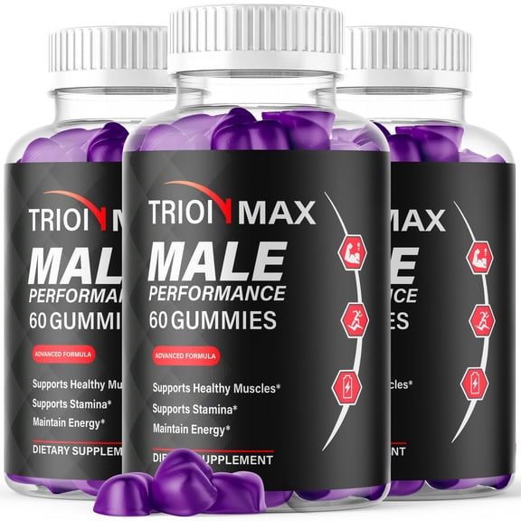 Trion Max Gummies Advanced Formula All Natural Vitamin Supplement TrionMax 180 Gummies