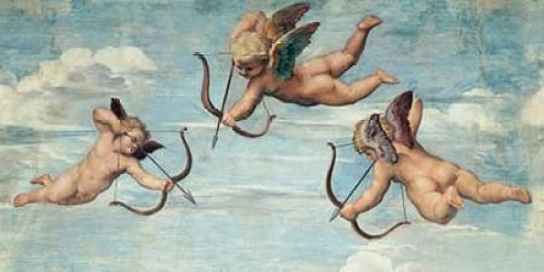 Trionfo di Galatea Canvas Art - Raffaello (24 x 48)