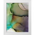 thumbnail image 1 of Triosi, Johnny 12x14 White Modern Wood Framed Museum Art Print Titled - Emerald Nebula, 1 of 4