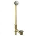 thumbnail image 1 of Trip Lever Bath Drain for Whirlpool Tubs - Finish: Brushed Nickel, 1 of 2