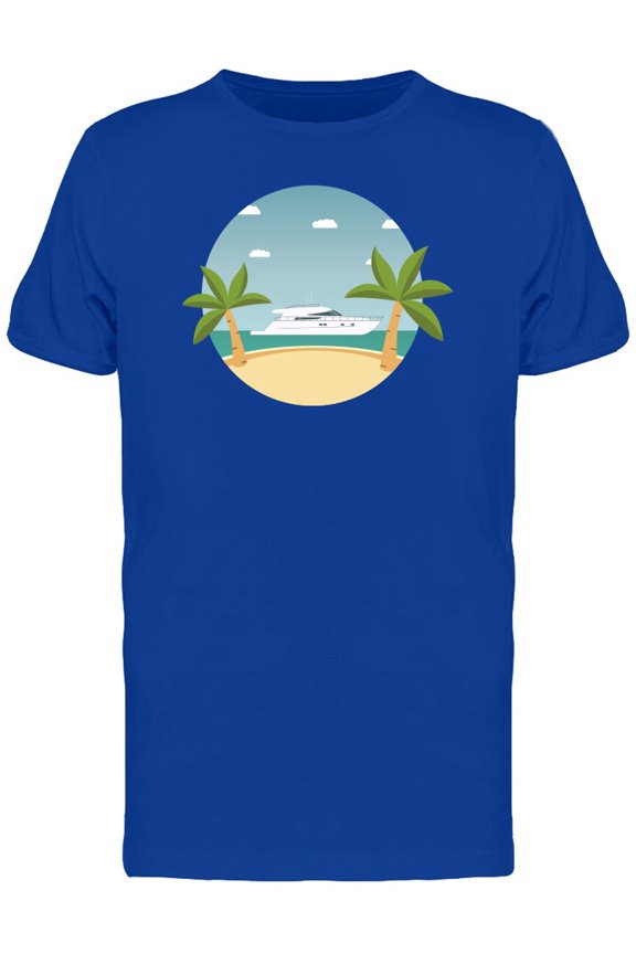 Trip On A Yacht Summer T-Shirt Men -Image by Shutterstock, Male 3X-Large