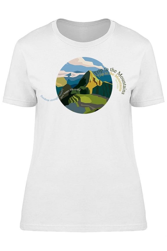 Trip To The Mountains Peru T-Shirt Women -Image by Shutterstock, Female XX-Large