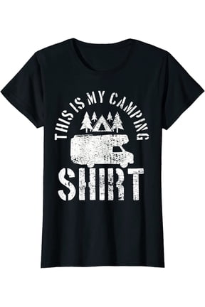Trip Tops Camping Trailer Camper Van Mobile Home Caravan Motorhome Casual T-Shirt