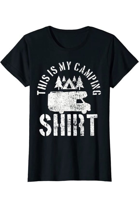 Trip Tops Camping Trailer Camper Van Mobile Home Caravan Motorhome Casual T-Shirt