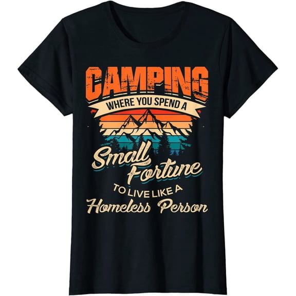 Trip Tops Funny Camping Gifts With Sayings For Campers Camp Casual T-Shirt
