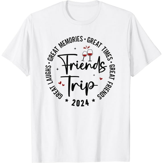 Trip Vacation 2024 Friends Matching Group T-Shirt